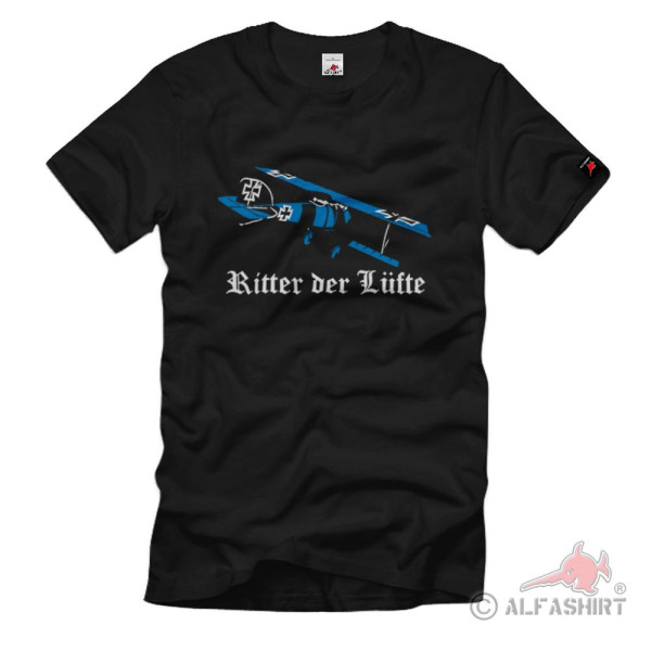 Ritter Der Lüfte WK Doppeldecker Albertos Richthofen Luftwaffe T Shirt #1990