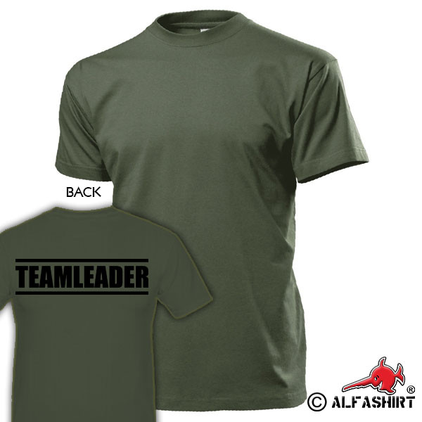 Teamleader Kapitän Mannschaftsführer Chef Anführer Airsoft T Shirt #17305