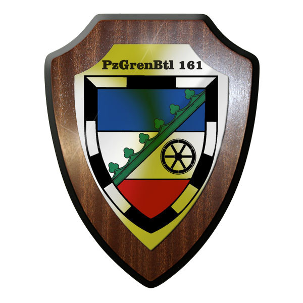 Wappenschild / Wandschild -PzGrenBtl161 Panzergrenadierbataillon 161 #9653