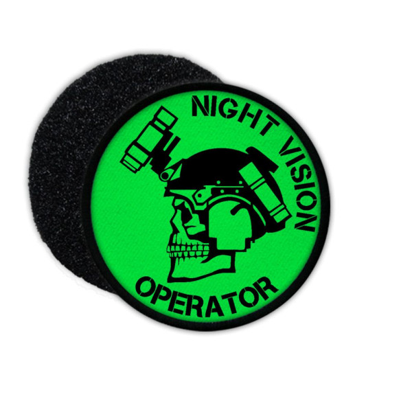 Patch Night Vision Operator Nachtsicht Gerät Airsoft Moral Army Helm #26679