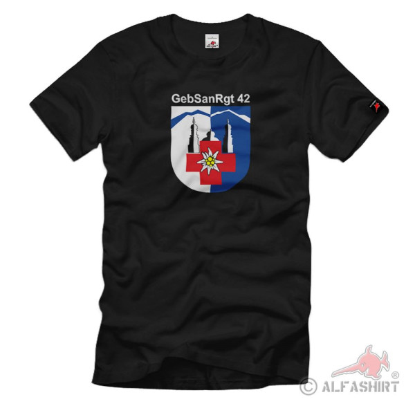 Gebsanrgt 42 Gebirgssanitäterregiment 42 Bundeswehr T Shirt #2903