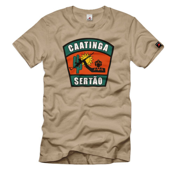 CAATINGA SERTÃO Brasilien Spezial Einheit Wüste Soldados da T-Shirt#33416