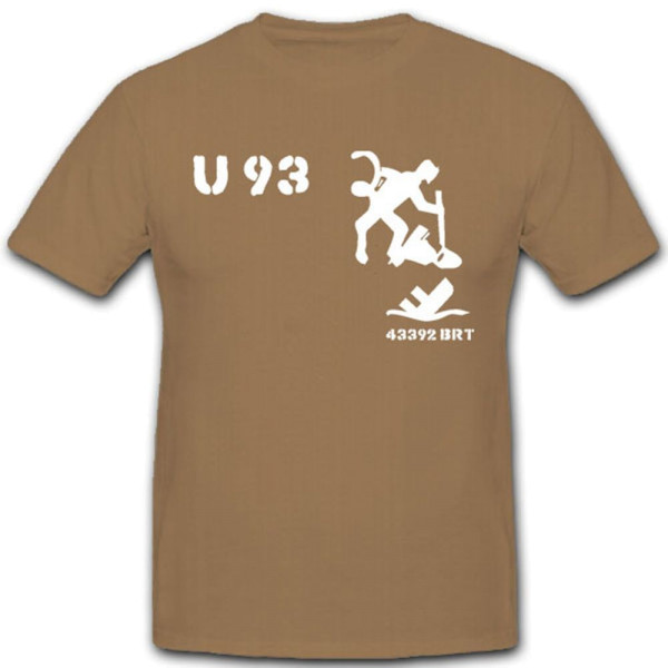 U 93 U Boot Marine WK U-Boot Untersee Boot - T Shirt #4176