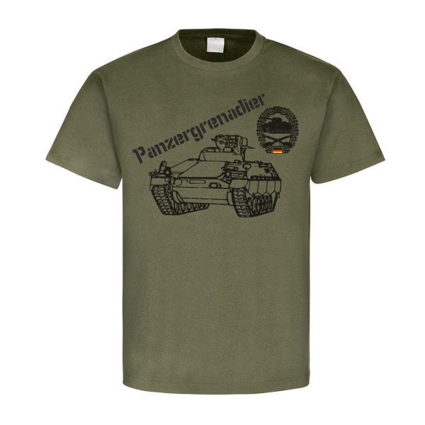 Technischer Zug 1Kp Pzgrenbtl 122 Bundeswehr Wappen Abzeichen - T Shirt #4135