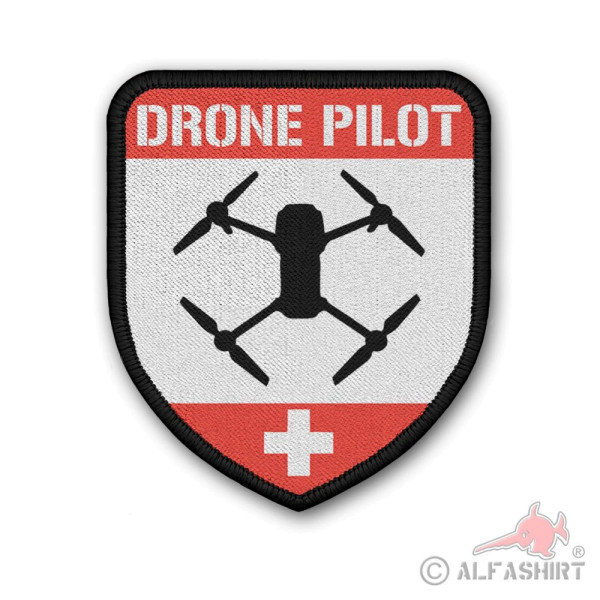Patch Switzerland drone pilot drones suisse Svizzera Helvetica CH law badge coat of arms patch # 39862