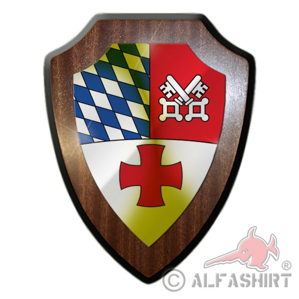 Wappenschild SanBtl 4 Deutschland Sanitäter Bundeswehr Abzeichen#35445