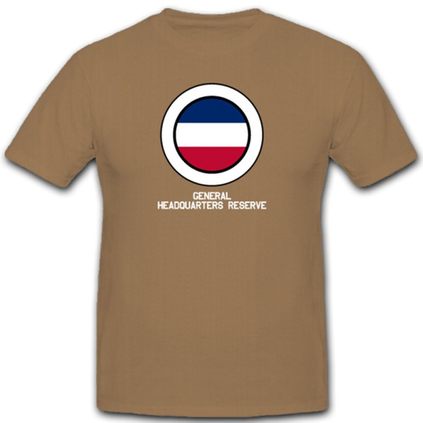 General Headquarters Reserve Us Armee Streitkräfte Flag T Shirt #3067