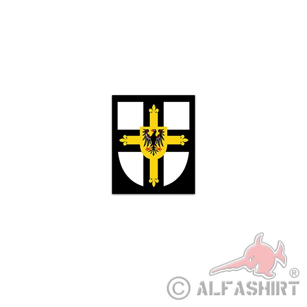Aufkleber/Sticker Deutscher Orden Deutschherrenorden Ritterorden 6x7cm A3546