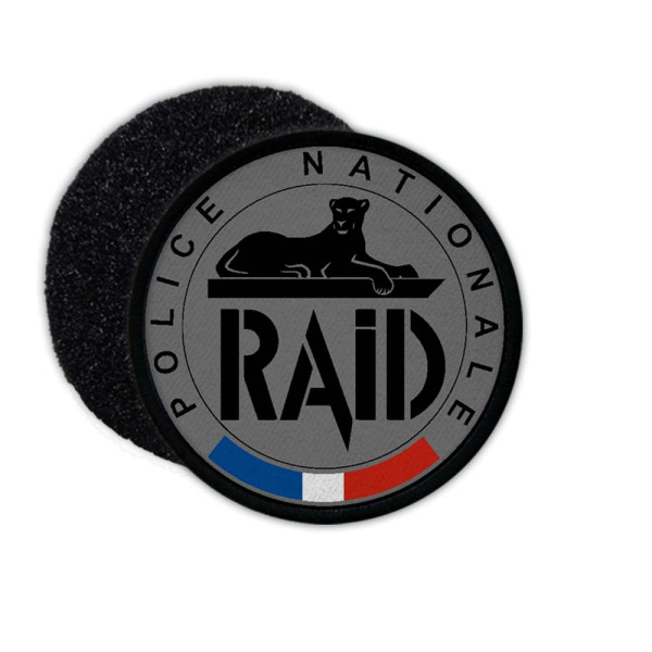 Patch RAID Police Nationale Frankreich Wappentier Klett Flausch Emblem #25091