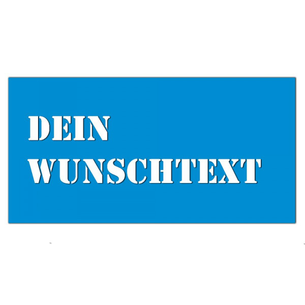 Wunschtext Lackierschablonen Aufkleber Stencil Personalisiert A5364