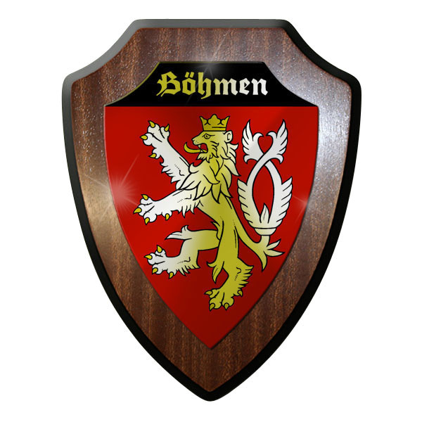 Wappenschild / Wandschild -Böhmen Land Stadtwappen Historisch Souvenir #9660