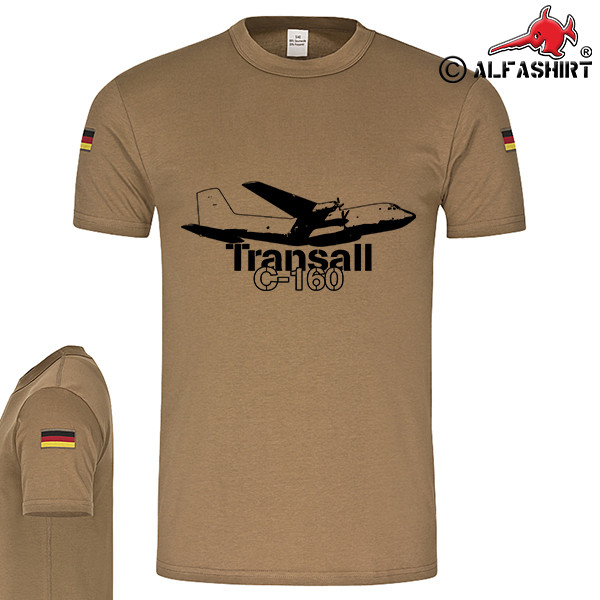 Aircraft transport plane Transall C-160 original BW tropical shirt # 15041