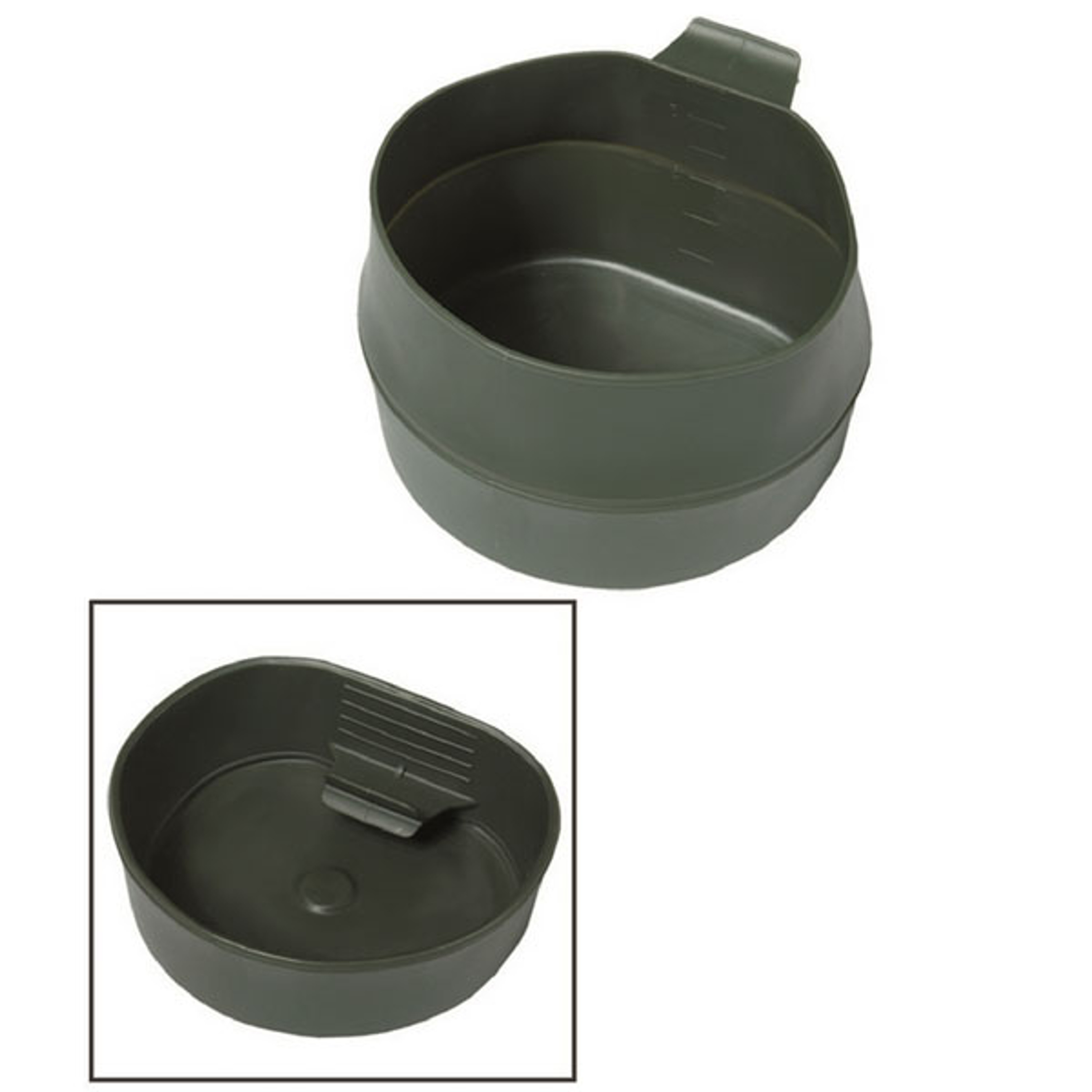 WILDO Sweden AB FOLD-A-CUP 200ml Camping Outdoor Faltbecher Tasse Olive Green