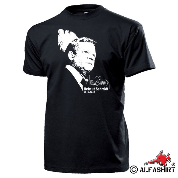 Helmut Schmidt Alt Bundeskanzler Altkanzler Trauer Gedenken T Shirt #17029