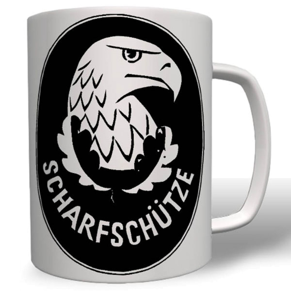 Scharfschützen Abzeichen Soldaten Wk Bundeswehr Wappen Abzeichen Tasse #16752