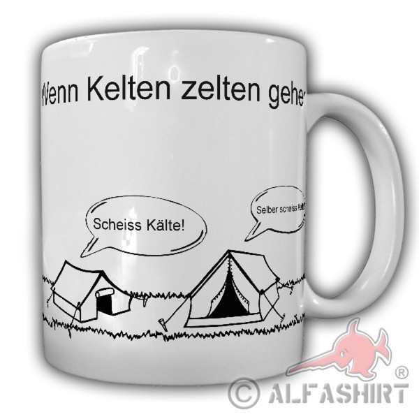 When Celts tents Celts laughs Fun Party Office Camping Coffee Mug # 26241