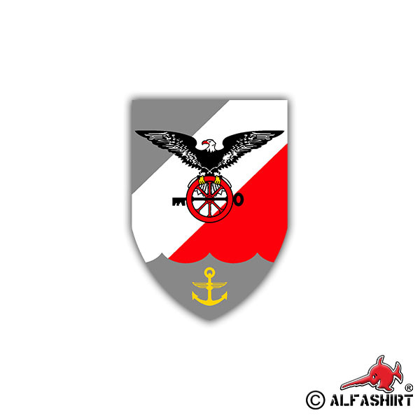 Sticker MFG 3 Crest Badge Naval Aviator Squadron 7x5cm A1250