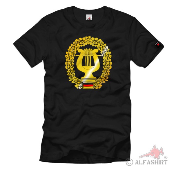 Barettabzeichen Musikkorps MusKorpsBw Militärmusikdienst - T Shirt #1093