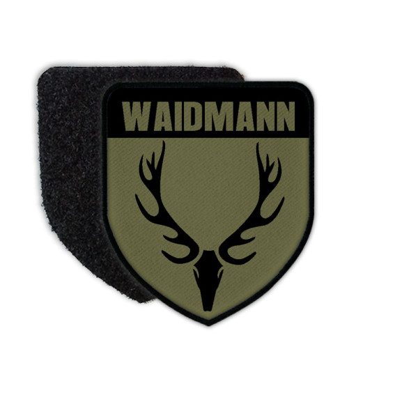 Waidmann Hunter Badge Revier Rangers Hunting Stag Deer Antler Patch # 32742