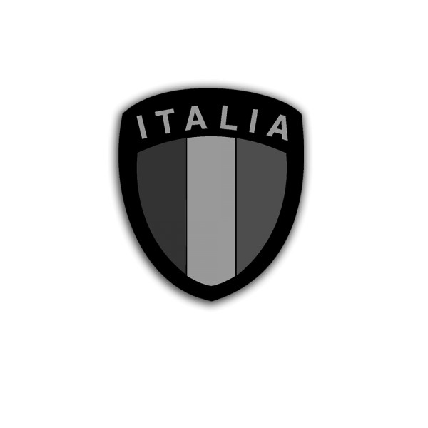 ITALIA black night camo Sticker Italian Italy 7x6cm#A3996