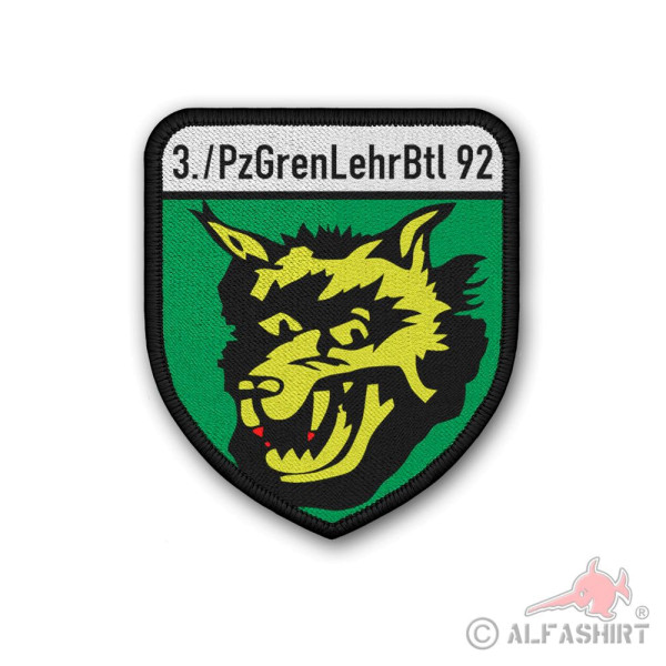 3 PzGrenLehrBtl 92 Kompanie Wappen Bundeswehr - Patch #39052