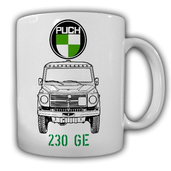 Puch 230GE_Wappen Geländewagen Bundesheer Puch-Werke Emblem Graz - Tasse #13452
