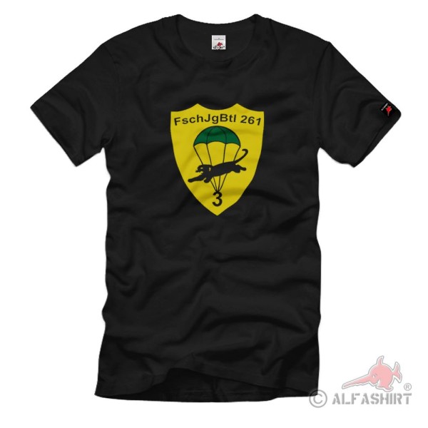 FschJgBtl 261 Paratrooper Battalion Bundeswehr 261 Military T Shirt # 2350
