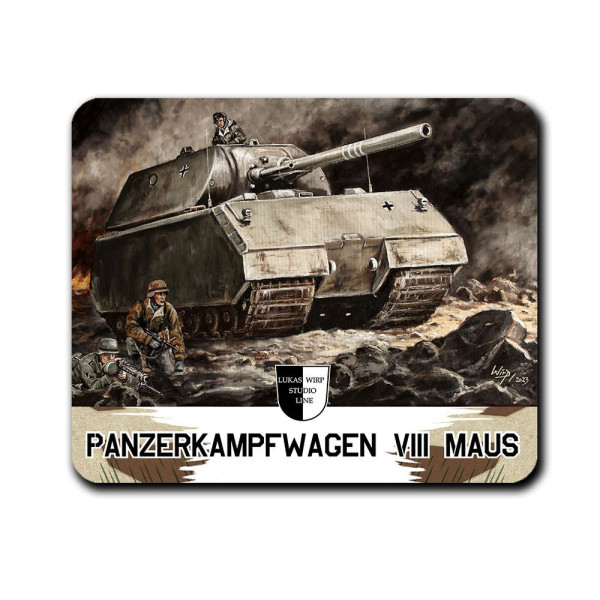 Mauspad Lukas Wirp Panzer Maus Panzerkampfwagen VIII Berlin 1945 #23521