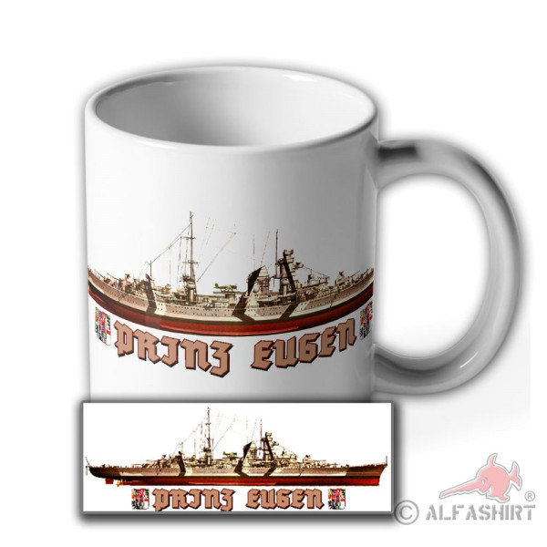 Schlachtschiff Prinz Eugen Schiff schwerer Kreuzer deutsche Marine - Tasse #9131