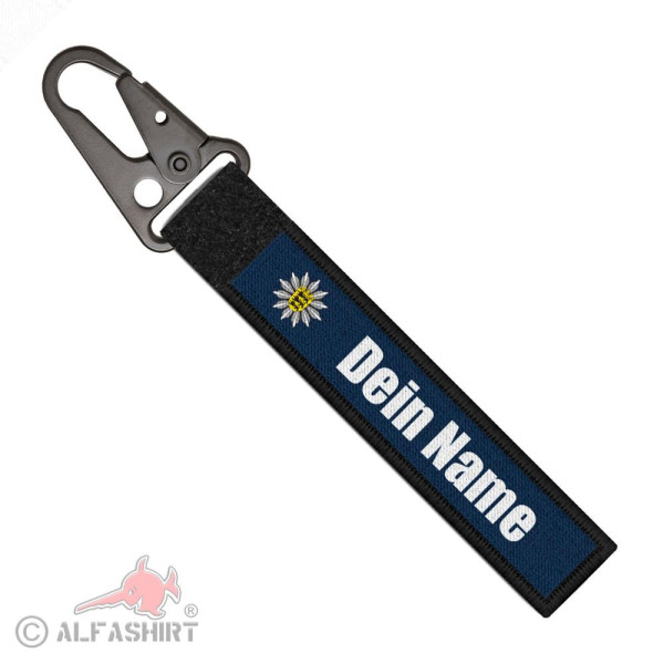 Tactical Keychain Police Baden Württemberg Name Personalized #40864