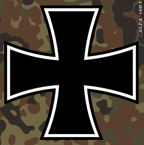 Sticker Military Cross Cross Beam Cross Military Type 7 10x10cm # A144