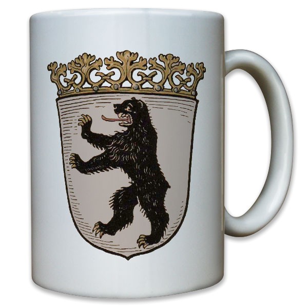 Groß Berlin Hauptstadt Bär Preußen Wappen Deutschland - Tasse Kaffee #9515