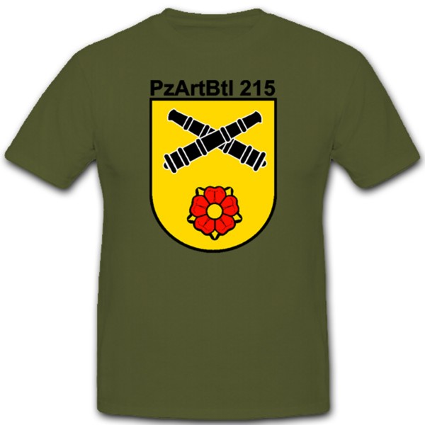 PzArtBtl 215 Panzerartilleriebataillon Panzer Bundeswehr - T Shirt #1688