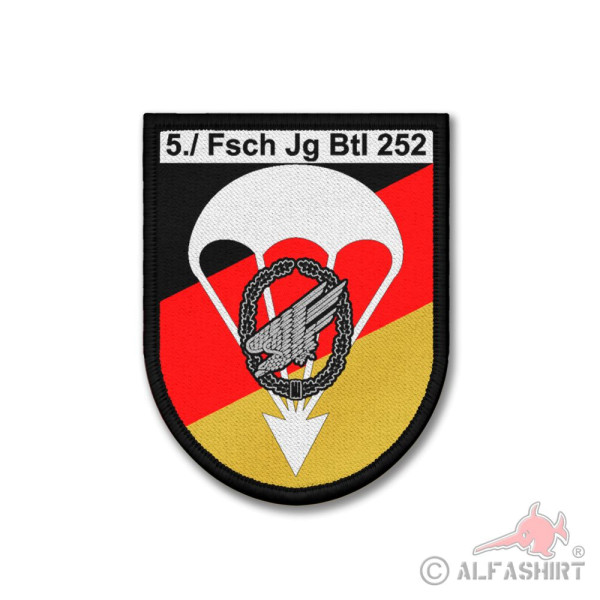 Patch 5 FschJgBtl 252 Eisberg Kaserne Badge Fallschirmjäger #40784