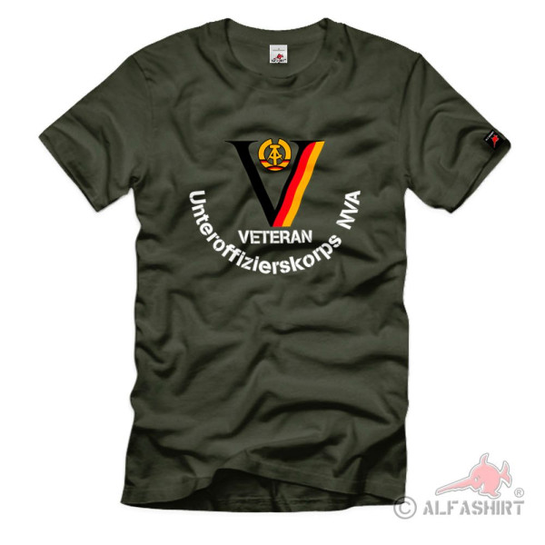Veteran Unteroffizierskorps NVA Unteroffizier Reservist DDR T Shirt #39018