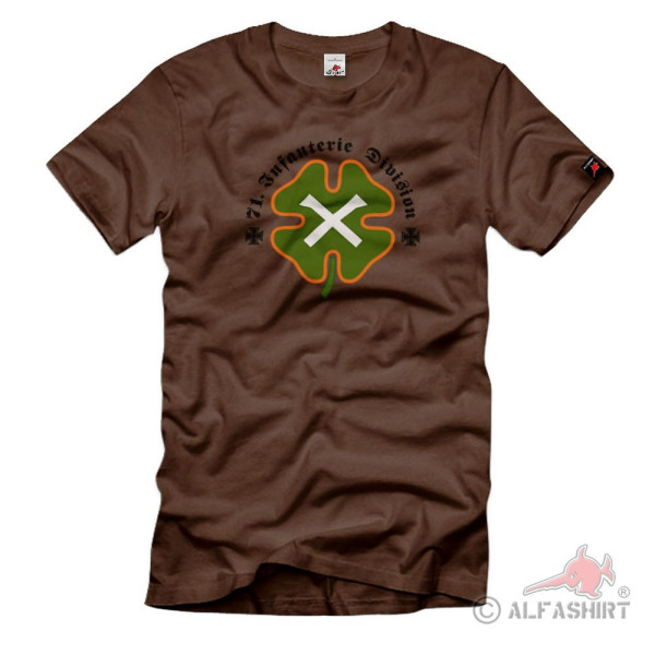 71 InfDiv Infanterie Division Glücksklee WW Infantry Division - T Shirt # 2286