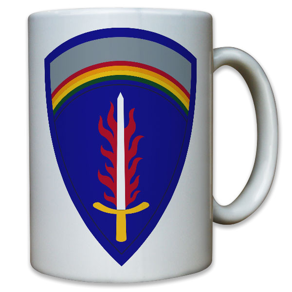 USAREUR United States Army Europe USA Amerika Wappen Emblem - Tasse #11781
