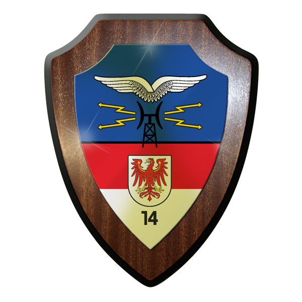 Wappenschild / Wandschild / Wappen - Fernmelderegiment 14 FmReg -#11692