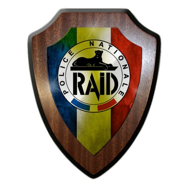 Wappenschild RAID Polizei Police nationale Elite Recherche Assistance #21354