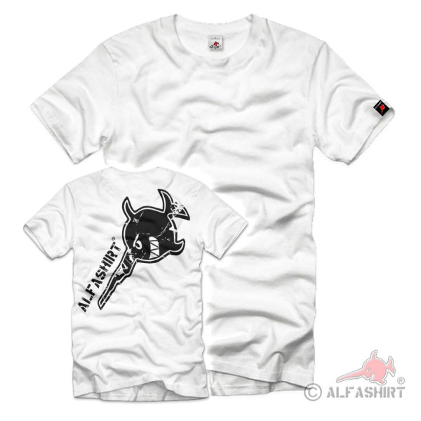 Alfashirt Evil Swordfish Submarine Sawfish Back Print T Shirt #39074