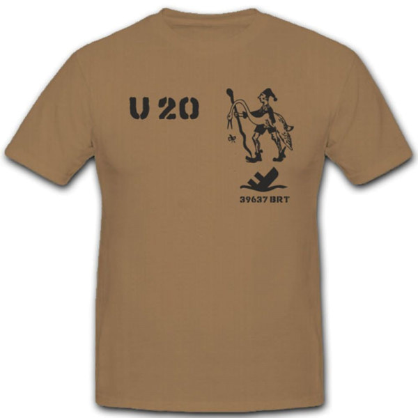 U20 U Boot Marine WK UBoot Unterseeboot Schlachtschiff Meer - T Shirt #4160