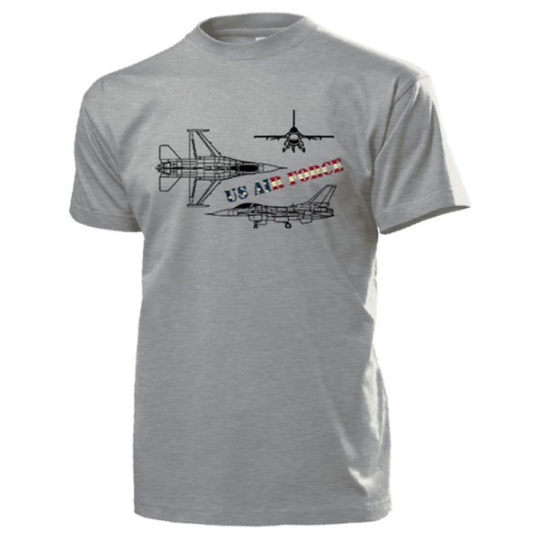 US Air Force Jet Mehrzweckkampfflugzeug Kampfflugzeug Kampfjet - T Shirt #14530