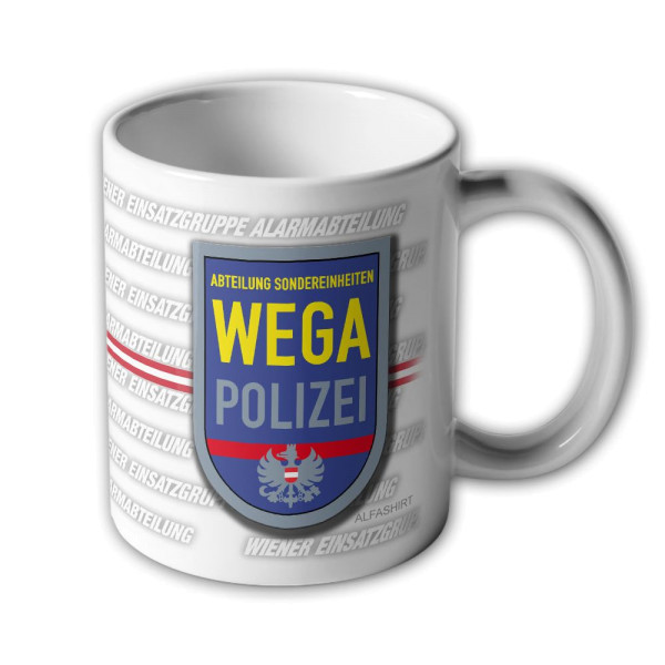 Tasse WEGA Wiener Einsatzgruppe Alarmabteilung Polizei Österreich #31360