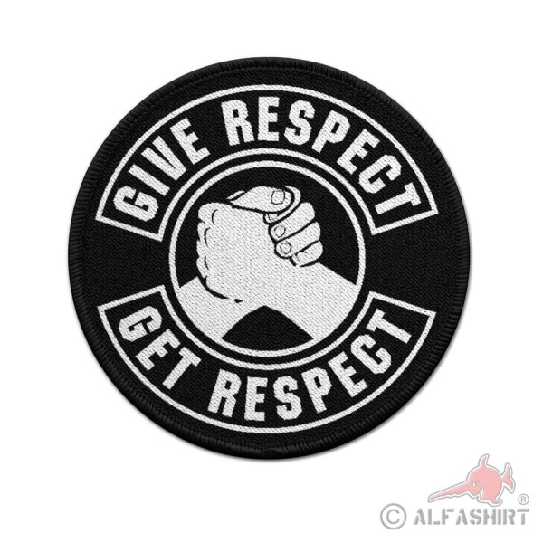 Patch Respect Biker Rocker Veteran Soldier Give Get Brother #39748