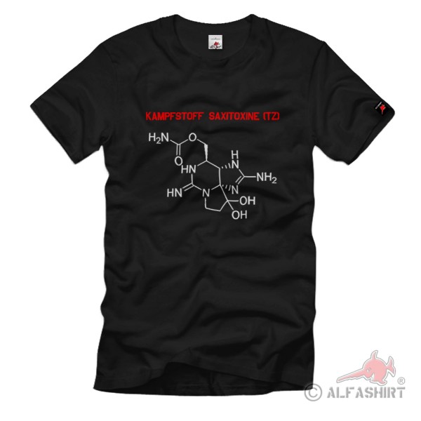 Warfare agent Saxitoxine (TZ) chemical warfare agent Sarin - T Shirt # 1468