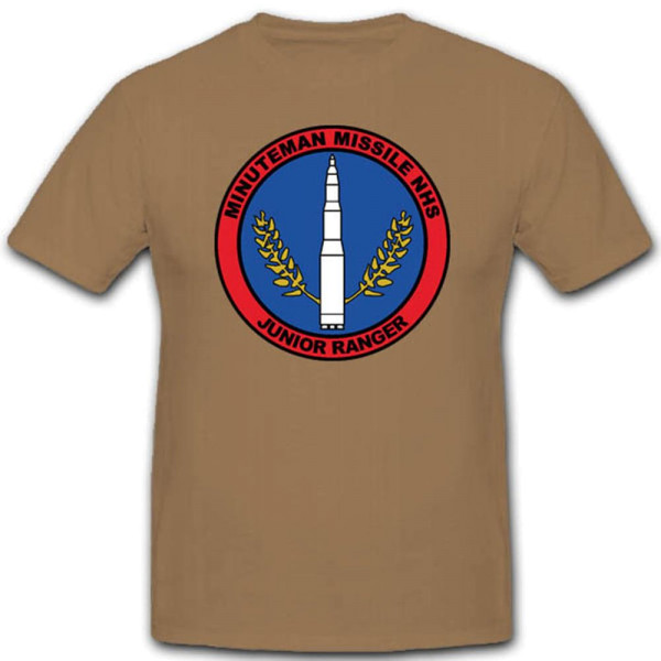 Minuteman Junior Ranger Atom Waffen Nuklear Wk Wappen T Shirt #3369