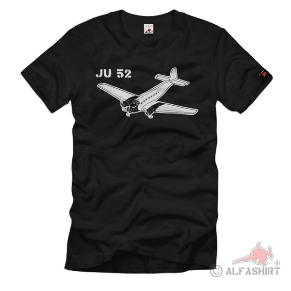 Tante Ju52 Luftwaffe Flugzeug Militär Deutschland WH- T Shirt #2065