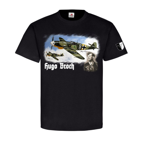 Lukas Wirp Me 109 Hugo Broch Luftwaffe Bf Emil Ass Pilot Gemälde T Shirt #23635
