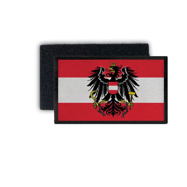 Flagge Österreich Alpen Austria Bundesrepublik Innsbruck 12x7cm Patch #32735