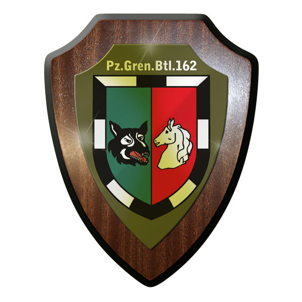 Wappenschild - PanzergrenadierBataillon 162 PzGrenBtl Bundeswehr BW #9008